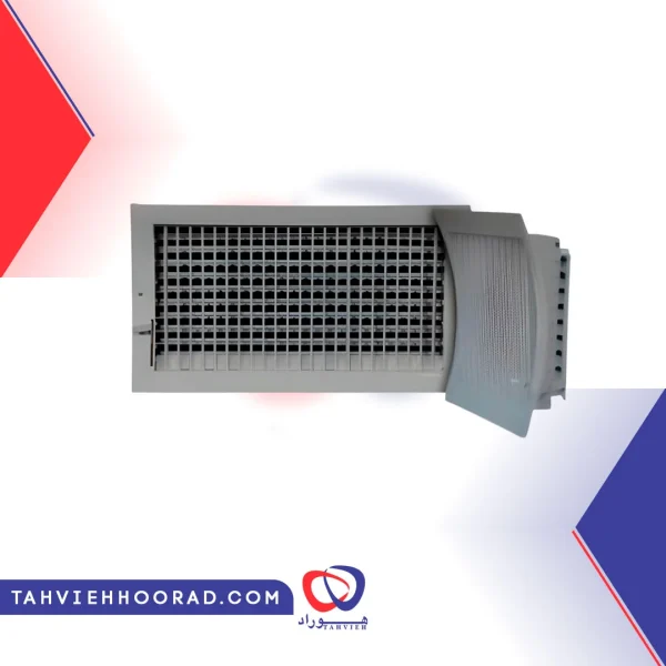 دریچه دیواری قوس به داخل در عرض