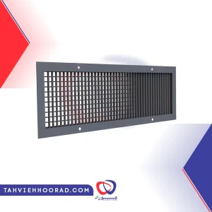 دریچه دیواری پره زیر و رو